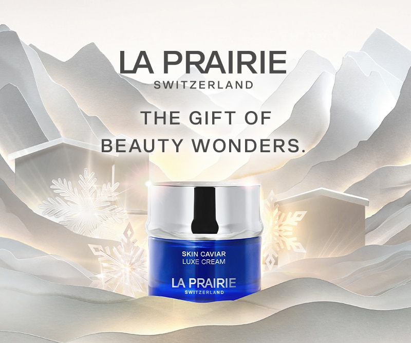 La Prairie Skin Caviar Luxe Cream prémium arckrém ünnepi háttérrel – luxus bőrápolás online vásárláshoz.